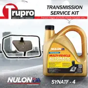 Nulon SYNATF Transmission Oil + Filter Service Kit for Audi Q7 3.6 6 SPEED 07-10