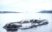 VTG CA San Francisco Alcatraz Island in Winter