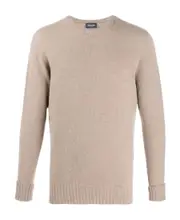 Drumohr Ribbed Knit Pullover 56 Nude