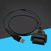 NEW 1PC 16Pin OBD2 To USB Port Charger Adapter Cable Connector Diagnostic Tool