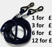 New black neck cord strap string holder sunglasses glasses spectacles