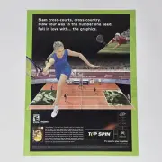 Top Spin Anna Kournikova Xbox Live Print Ad/Poster Official Promo Art