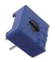 TRIMMER, POTENTIOMETER, 100K, 1TURN, THD, Variable/Trimming Resistor/M63P104KB40