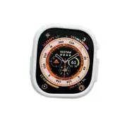 Silicone Candy Protective Case for Apple Watch S8 Ultra-White