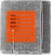 Electric Blanket - Intelligent Heated Throw Blanket | Throw Blanket, Energy Saving Body Warmers for Men, Home, Sofa Willab