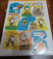 Vintage Hallmark Peanuts Sticker Sheet Assorted Themes CUTE!!