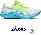 ASICS Men's DYNABLAST 2 Running Shoes, US 14, White/Green Gecko