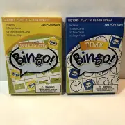 Bendon Play 'N' Learn Time and United States Bingo - NEW Sealed RARE Board Game
