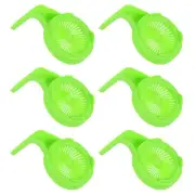 6 Pcs Sprouts Growing Kit 86mm Wide Mouth Canning Jar Lid, Green