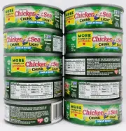 10 CANS Chicken of the Sea Chunk Light TUNA in Water NON-GMO Wild Caught 5 oz ea