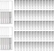 uxcell 100pcs Exacto Knife Blades #21 Hobby Knife Replacement Blades Spare Precision Exacto Blades Hobby Knife Blade Refills for DIY, Art, Cutting, Carving, Scrapbooking, Stencil