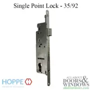 Hoppe Mortise Single Point Lock 16mm Faceplate 14mm DeadBolt Throw 35/92 Gear