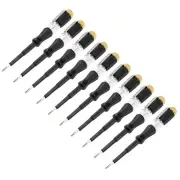 Circuit Tester, 3mm Slotted Screwdriver Voltage Tester Pen AC100-500V 10pcs