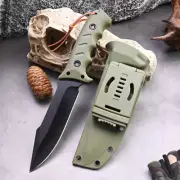Outdoor Fixed Blade Knife With Sheath G10 Handle Tactical Survival CampingKnife