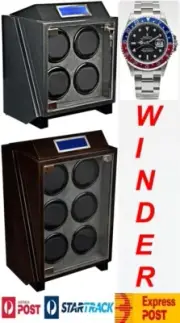 Luxury Display 4x/6x Automatic Watch Winder- model: Chrono Valet-4S/6S LED(RGB)
