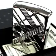 Zippo Lighter Line Cut X Silver Limited to 100 pieces Limited Armor Case Japan