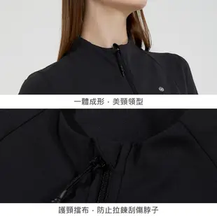 【UV100】 防曬 抗UV-涼感透氣彈力修身立領外套-女(AD23070)-福利館限定