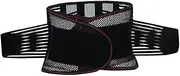 Anneome Waist Relief Support Band Lifting Breathable Waist Protective Belt Exerciser Elastic Straps Sports Barbell Workout Equipment Waist Support Band Back Gym Posture Fish Ribbon Black