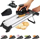 Mandoline Slicer for Kitchen, Vegetable Chopper Stainless Steel Food Slicer Vegg