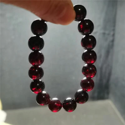 TOP 42.6G Natural Garnet gemstone Sphere Bracelet/Stone Norway WYY2061