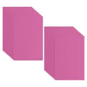 20 Pack EVA Foam Sheets, 12" x 8" 2mm Thick Foam Paper, Rose Red