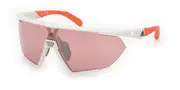 Adidas SP0071 CMPT AERO LI 21L Men's Sunglasses White Size 135