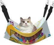 EdWal Cute Crayons Box print Soft Sleeping Hammock Cat Hammock for Cage Hanging,Pet Hammock Bed Adjustable for Small Animals