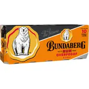 Bundaberg OP & Cola Cans 375mL (10 pack)