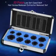 Damaged Bolt Nut Screw Remover Extractor Set L/S Socket Threading Removal Tool