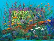 Floral Accent & Decor Tile Susan Libby Southwest Art SLA094AT
