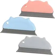 3pcs Pet Hair Remover Brush for Dogs and Cats Lint Removal Comb with Ergonomic Design for Effortless Grooming Includes and Brushes