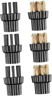 ANDRESLAD 6pcs Cleaning Machine Brush Heads Steam Cleaning Brush Set Electric Scrubbing for Pressure Washers