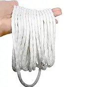 6.5Yard Curtain Weight Rope, Drapery Weights Tape,DIY Length Curtain Accessories,Heavy Drapery Weights for Outdoor Indoor Tulle Fabrics, Weighted Lead Rope Increase Curtain Weight