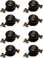 Ceramic Knob,Cabinet,Furniture Pull Handles,Door Pull,Drawer Pull Handle,8pcs Ceramic Knobs Vintage Knob Drawer Pull Handle Furniture Door Cabinet Cupboard Wardrobe Dresser Decorative Black