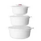Eco-Friendly Microwave Lunch Box Instant Noodles Bowl Steamed Buns Rice