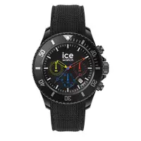 在飛比找PChome24h購物優惠-【Ice Watch】三眼計時活力系列 黑錶面 40mm C