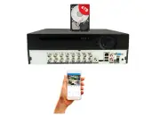 16 Channel AHD CVI TVI Analog CCTV Camera Recorder with 4TB Hard Drive Capacity