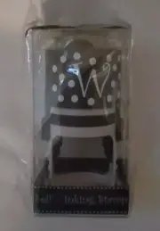 Mainstreet Collection Self Inking Stamp Monogram letter "W" New