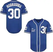 [MESOSPERO] The Sandlot Benny The Jet Rodriguez 30 Movie Baseball Jersey for Men S-XXXL Stitched