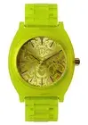 NIXON Wristwatch TIME TELLER ACETATE NEON YELLOW/BEETLEPOINT A327-1896-00