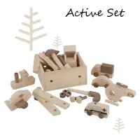 在飛比找博客來優惠-日本IKONIH 愛可妮檜木玩具:組裝學習套組(加贈日本進口
