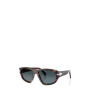 Persol Geometric Frame Sunglasses 55 Havana
