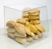 Bulk Bread Storage display case containers deli bakery sandwich Pastry Donut