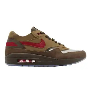 Nike CLOT x Air Max 1 死亡之吻 男鞋 女鞋 棕 K.O.D. CHA 透明鞋面 DD1870-200