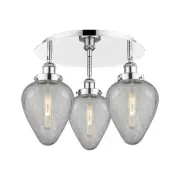 Innovations Lighting 916-3C-10-18 Geneseo Flush Geneseo 3 Light - Polished