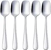 Todai 01400203 18-0 Bright Curry Fried Rice Spoon, Set of 5, Made in Japan