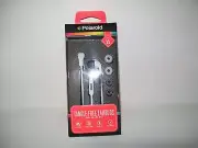 Polaroid 55 PHP Tangle Free Earbuds With In-Line Microphone New