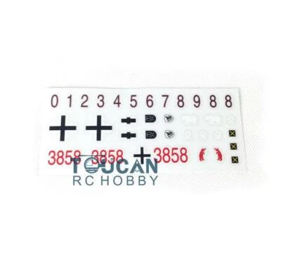 HengLong Cross Decal Sticker of 1/16 German IV F RC Tank 3858