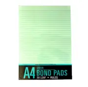 Writer Green Legal Writing Pad Notepad A4 Office Note Pad Ruled 70gsm B344