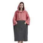 Quick Dry Bath Towels Pool Changing Robe Quick-Dry Poncho Surfing Diving L5Y2